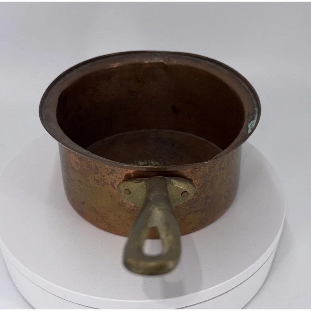 Vintage Copper Saucepan Pot Handmade In Turkey-National‎ Coper Collection